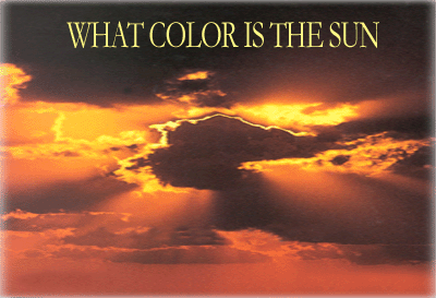 What Color is the Sun