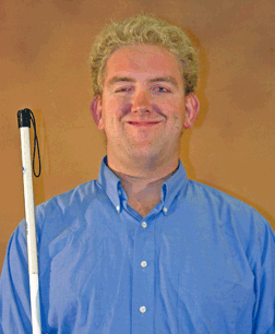 Craig Eckhardt, a 2005 NFB scholarship winner.
