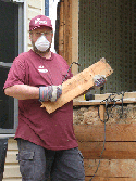 Cover of Voice of the Diabetic, Winter 2006 (pictured: John Cheadle working with wood)
